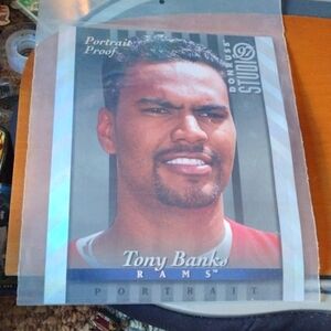 2 for $20😉Portrait Proof Tony Banks L.A.Rams